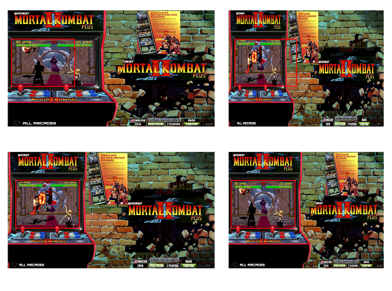 Aspectos de tela incompatíveis